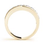 Channel Set Wedding Ring, in Yellow Gold - 81557