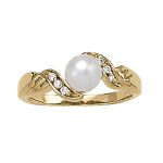 Color Fashion Ring, Pearl Shape, in Sterling Silver - 81615