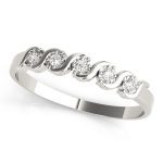 Wedding S Band, in White Gold - 81620