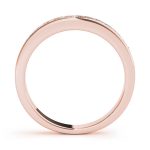 Channel Set Wedding Ring, in Rose Gold - 81637