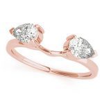 Wedding Band Wraps & Inserts, in Rose Gold - 81687