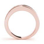 Channel Set Wedding Ring, in Rose Gold - 81697