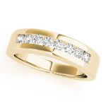 Channel Set Wedding Ring, in Yellow Gold - 81697