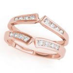 Wedding Band Wraps & Inserts, in Rose Gold - 81699