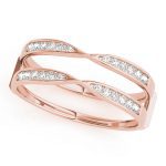 Wedding Band Wraps & Inserts, in Rose Gold - 81700