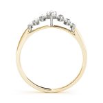 Fancy Shape Wedding Ring, Marquise Shape, in Yellow Gold - 81740