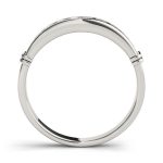 Channel Set Wedding Ring, in Sterling Silver - 81790