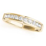 Channel Set Wedding Ring, in Yellow Gold - 81790