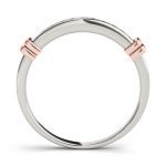 Channel Set Wedding Ring, in Rose Gold - 81813