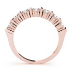 Bar Set Wedding Ring, in Rose Gold - 81836