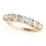 Bar Set Wedding Ring, in Yellow Gold - 81836