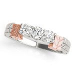 Prong Set Wedding Ring, in Rose Gold - 81859