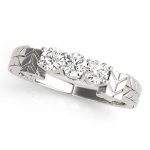 Prong Set Wedding Ring, in Sterling Silver - 81859