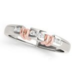 Channel Set Wedding Ring, in Rose Gold - 81873