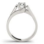 Solitaire Engagement Ring, Round Shape, in Platinum - 82024