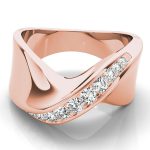 Diamond Fashion Ring, in Rose Gold - 82322