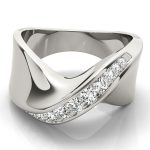 Diamond Fashion Ring, in Platinum - 82322