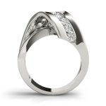 Fashion Wedding Ring, in White Gold - 82325