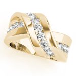 Fashion Wedding Ring, in Yellow Gold - 82325