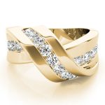 Fashion Wedding Ring, in Yellow Gold - 82325