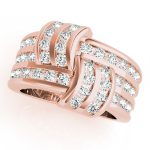 Diamond Fashion Ring, in Rose Gold - 82329