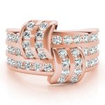 Diamond Fashion Ring, in Rose Gold - 82329