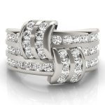 Diamond Fashion Ring, in Sterling Silver - 82329