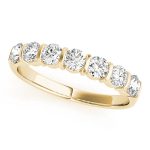 Bar Set Wedding Ring, in Yellow Gold - 82331