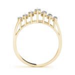 Fancy Shape Wedding Ring, Marquise Shape, in Yellow Gold - 82341