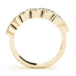 Fancy Shape Marquise Wedding Ring, in Yellow Gold - 82342