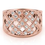 Diamond Fashion Ring, in Rose Gold - 82353