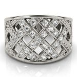 Diamond Fashion Ring, in Platinum - 82353