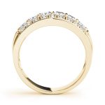 Fancy Shape Princess Wedding Ring, in Yellow Gold - 82359