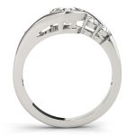 Tension Engagement Ring, Round Shape, in White Gold - 82408