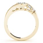 Tension Engagement Ring, Round Shape, in Yellow Gold - 82408