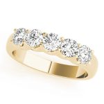 Prong Set Wedding Ring, in Yellow Gold - 82598