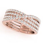 Diamond Fashion Ring, in Rose Gold - 82626