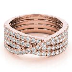 Diamond Fashion Ring, in Rose Gold - 82626