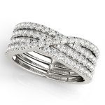 Diamond Fashion Ring, in Platinum - 82626