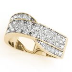 Fashion Wedding Ring, in Yellow Gold - 82634