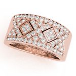 Diamond Fashion Ring, in Rose Gold - 82656