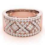 Diamond Fashion Ring, in Rose Gold - 82656