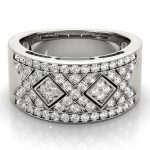 Diamond Fashion Ring, in White Gold - 82656