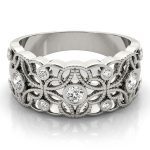 Diamond Fashion Ring, in Platinum - 82662