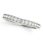 Curverd Wedding Ring, in Sterling Silver - 82676