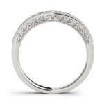 Prong Set Wedding Ring, in White Gold - 82677