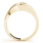 Three Stone Engagement Ring, Round Shape, in Yellow Gold - 82741