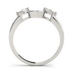 Wedding Band Wraps & Inserts, in White Gold - 82748