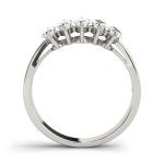 Fancy Shape Marquise Wedding Ring, in Platinum - 82799