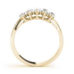 Fancy Shape Marquise Wedding Ring, in Yellow Gold - 82799